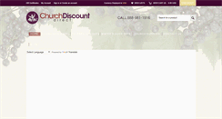 Desktop Screenshot of churchdiscountdirect.com